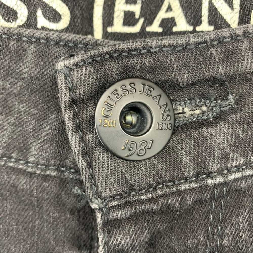 Vtg Vintage 90’s Guess Skinny Jeans Denim Black S… - image 10