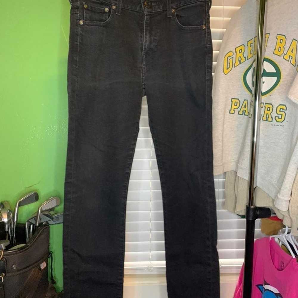 Vtg Vintage 90’s Guess Skinny Jeans Denim Black S… - image 3