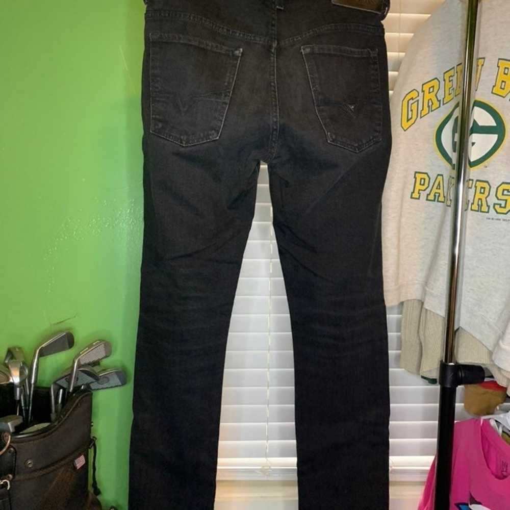Vtg Vintage 90’s Guess Skinny Jeans Denim Black S… - image 4