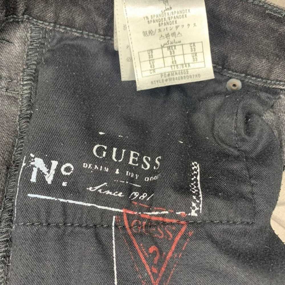 Vtg Vintage 90’s Guess Skinny Jeans Denim Black S… - image 7