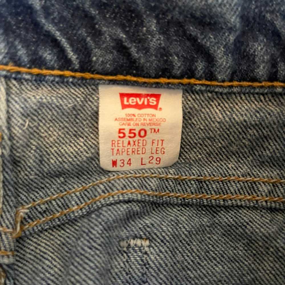 Vintage Orange Tab High 550 Levi’s Jeans - image 10