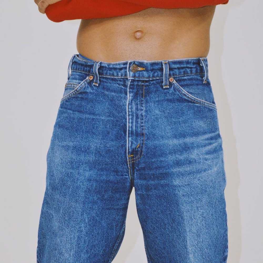 Vintage Orange Tab High 550 Levi’s Jeans - image 2