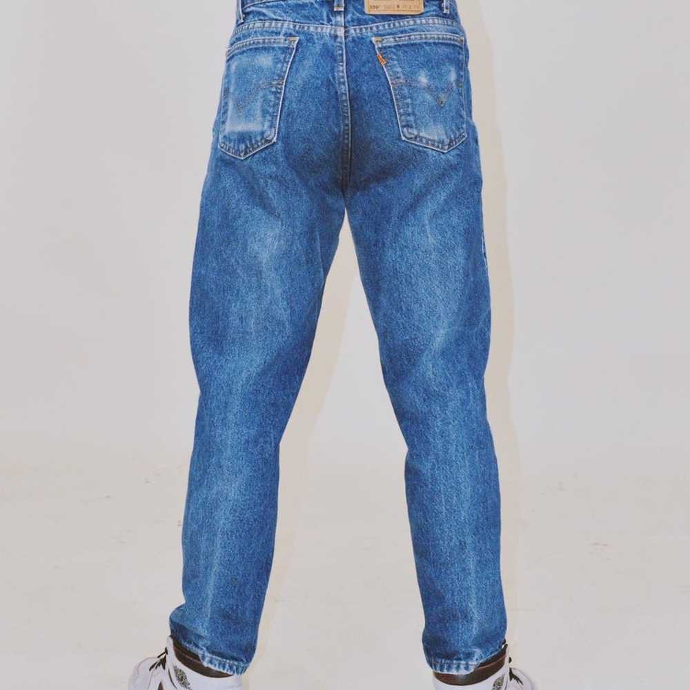 Vintage Orange Tab High 550 Levi’s Jeans - image 7