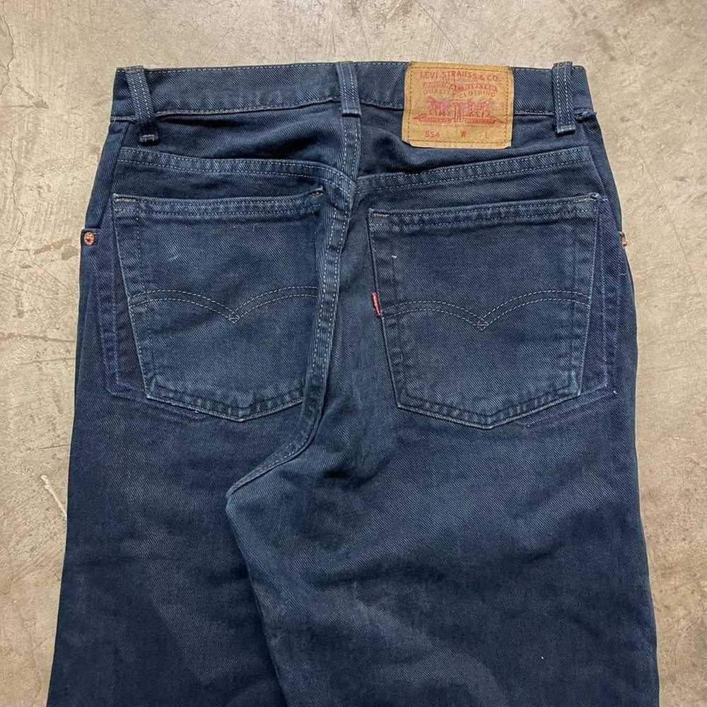Levi’s Vintage 1990s 554 Denim Jeans Blue Mens 33… - image 2