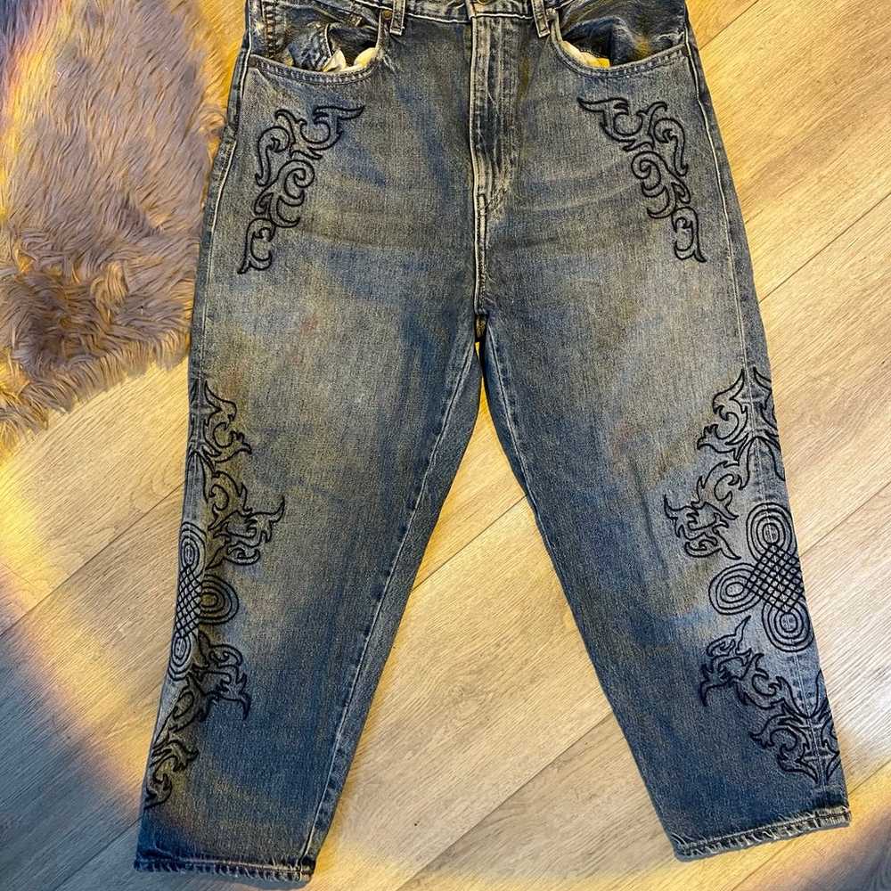 Levi’s Italian embroidered Jeans - image 1