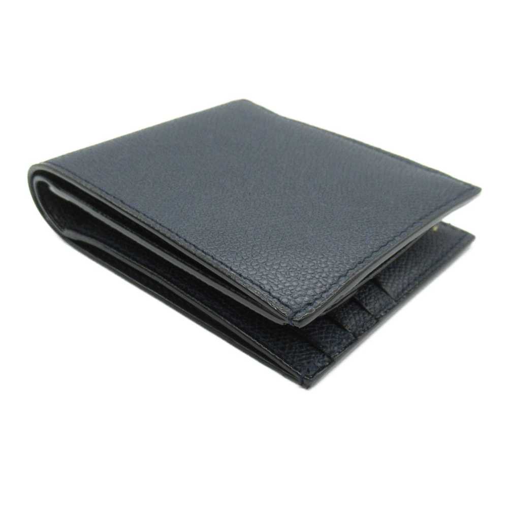 Valextra VALEXTRA wallet Navy leather SGNL0023044… - image 4