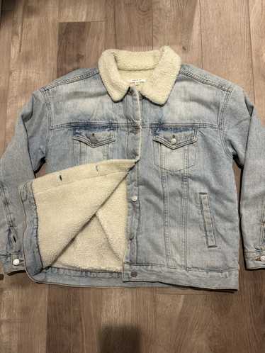 Pacsun × Streetwear × Vintage Denim Sherpa Jean Ja