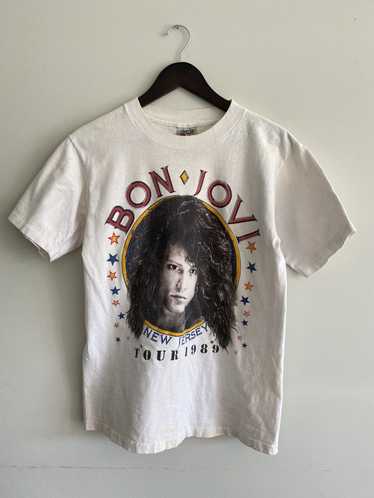 Vintage 1989 Bon Jovi Rocks The Earth Tour T Shirt ne… - Gem
