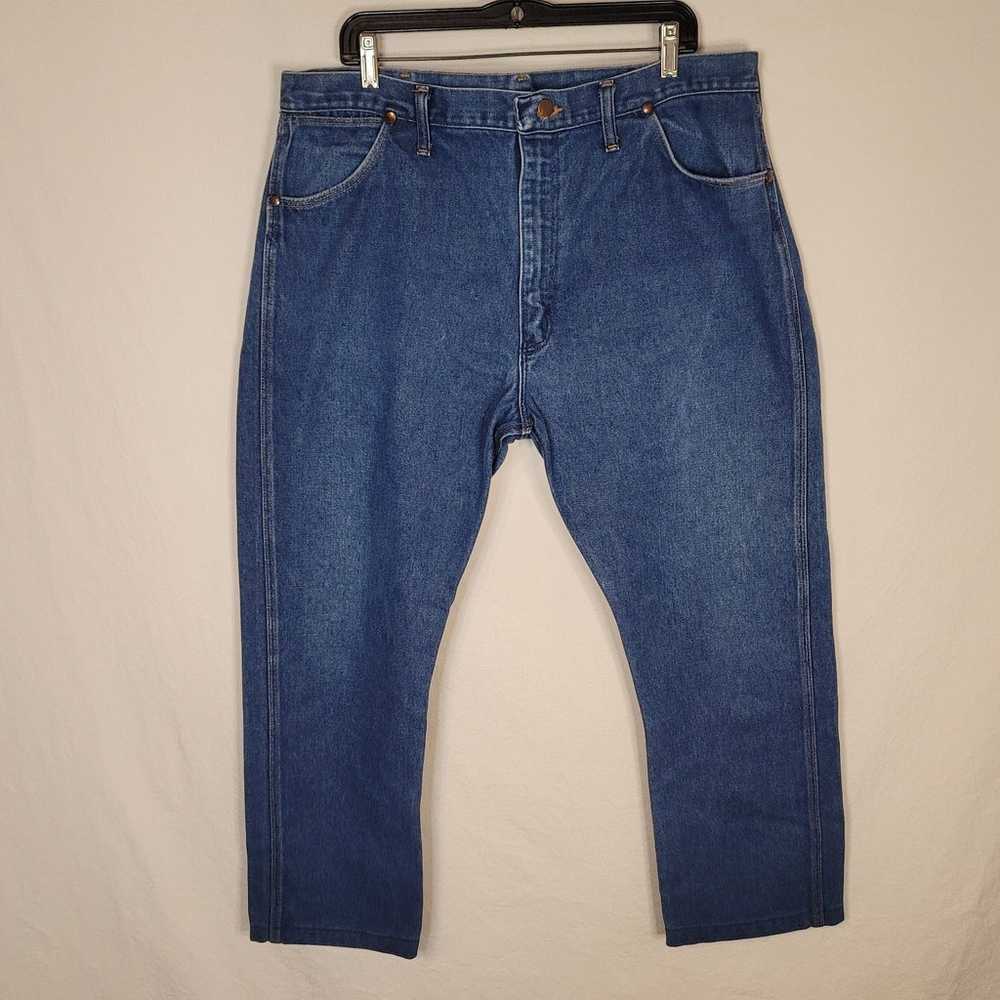 Vintage Wrangler Men's Full Fit Blue Jeans 40 x 3… - image 1