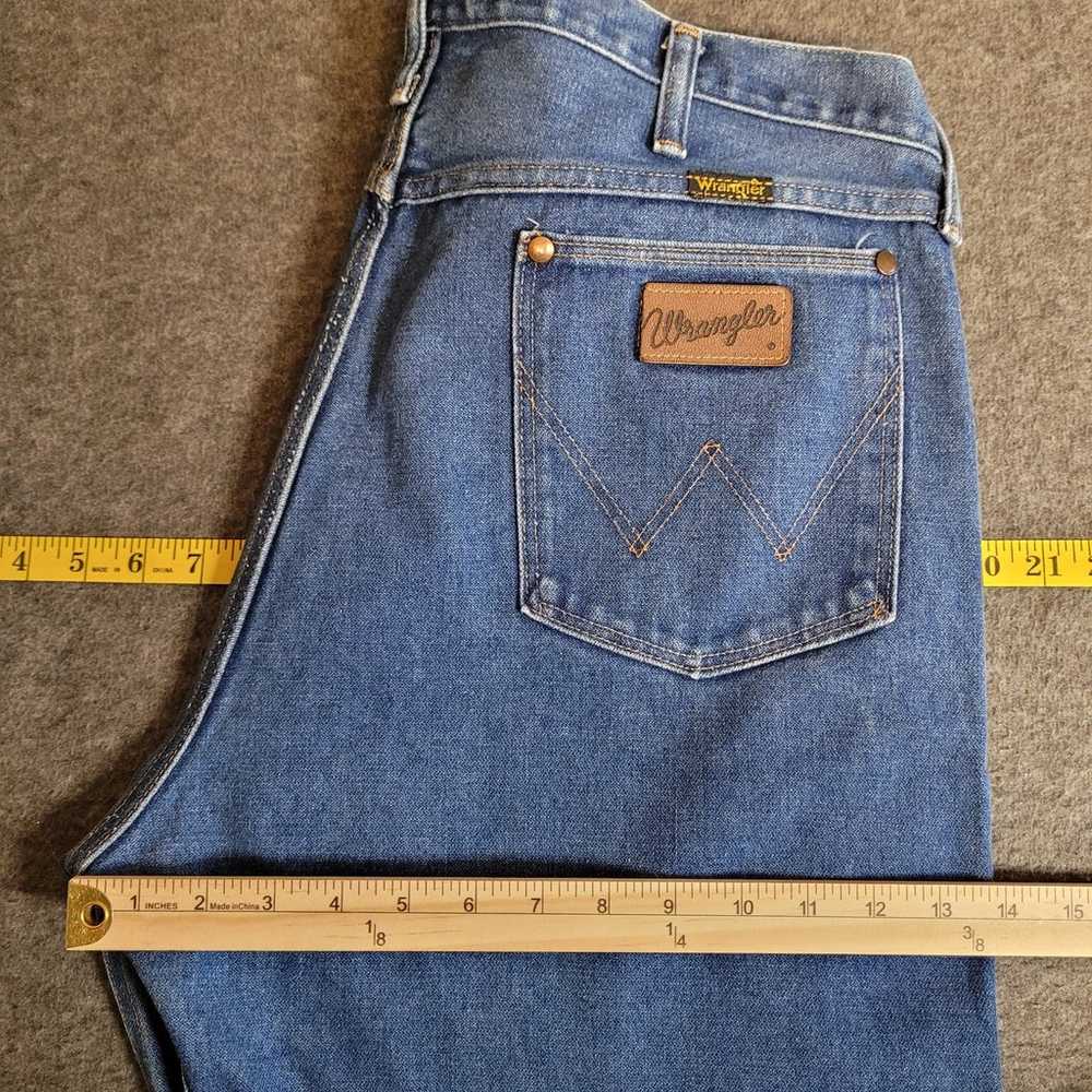 Vintage Wrangler Men's Full Fit Blue Jeans 40 x 3… - image 7