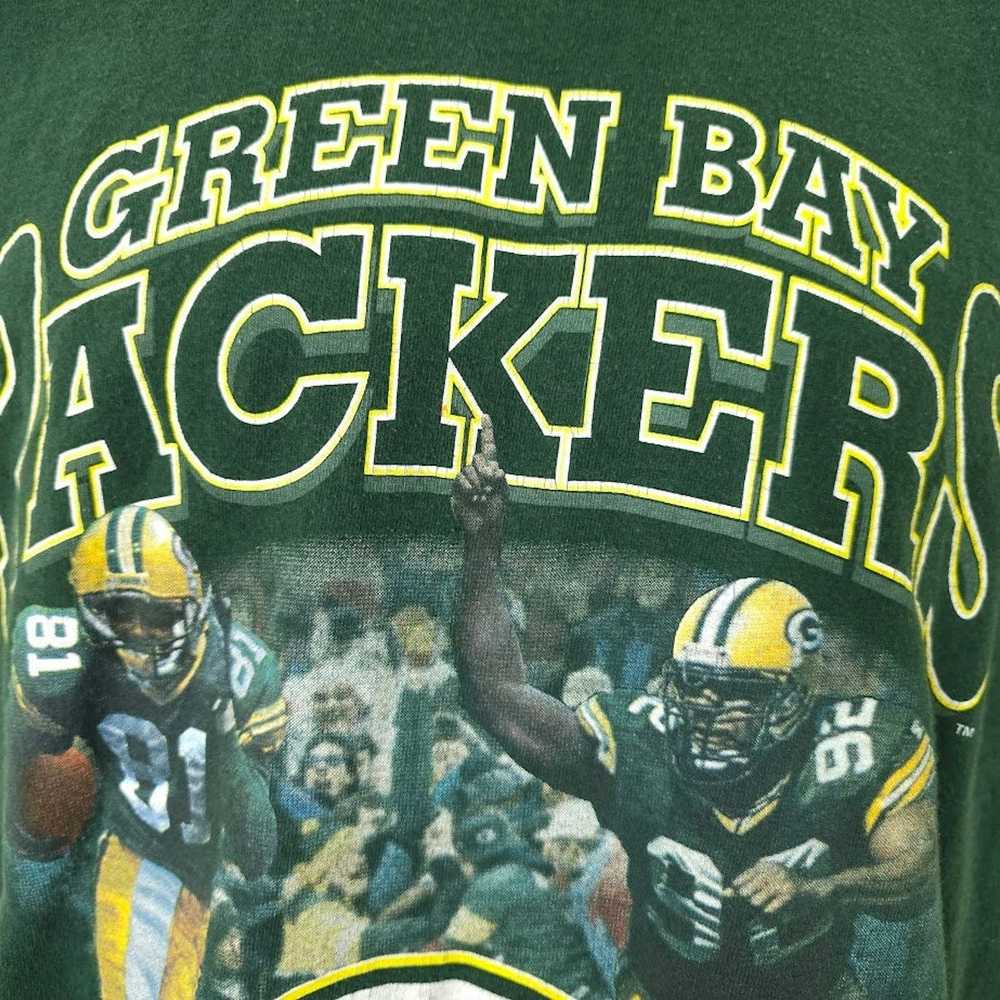 Vintage Green Bay Packers T Shirt Mens Size Mediu… - image 2