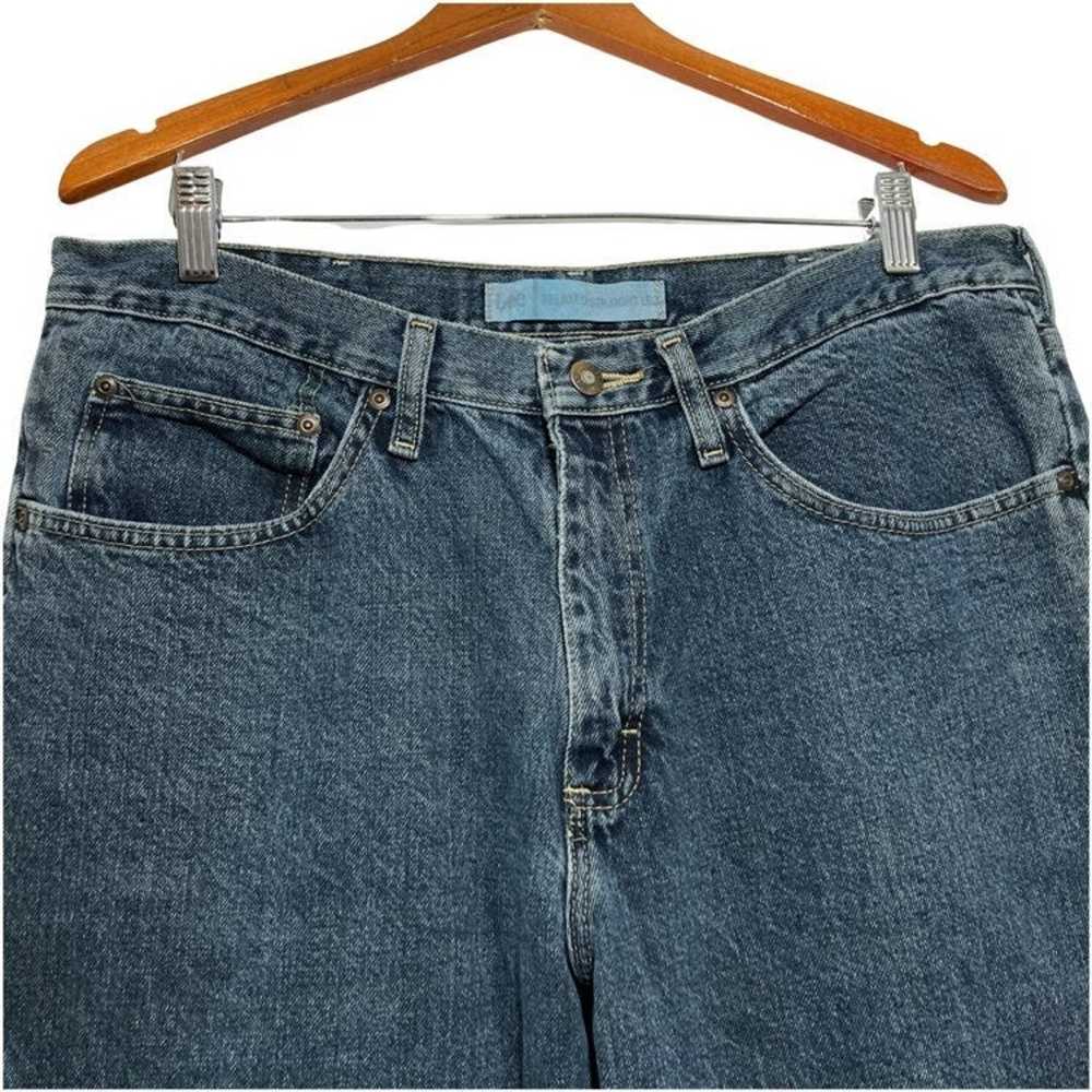 Vintage Lee Distressed Denim Jeans Straight Leg S… - image 3