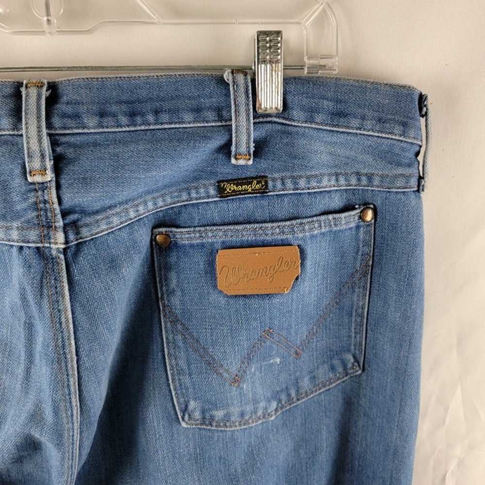 Vintage Wrangler Jeans Mens 42x32 Blue Medium Was… - image 1