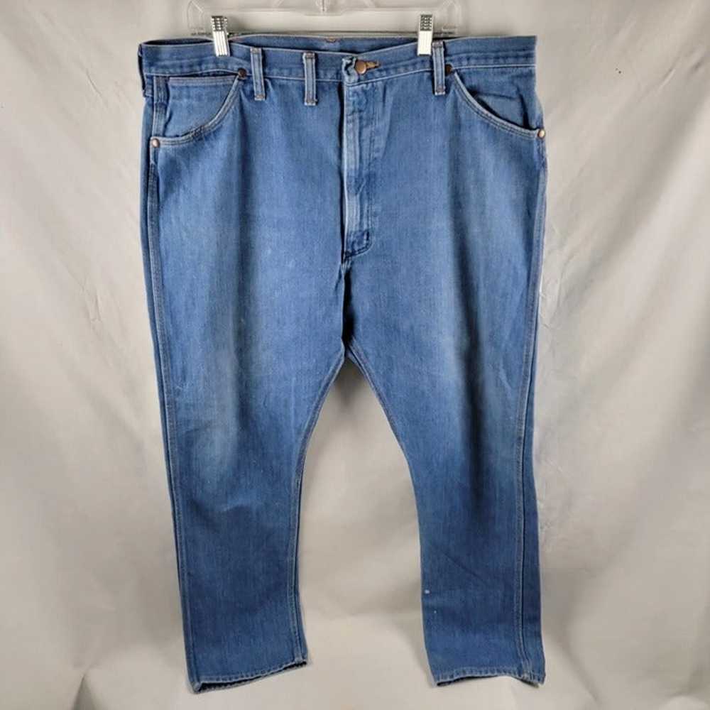 Vintage Wrangler Jeans Mens 42x32 Blue Medium Was… - image 2