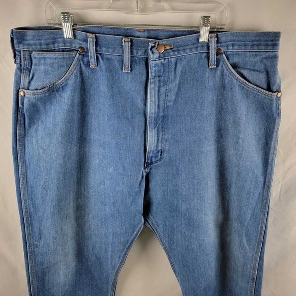 Vintage Wrangler Jeans Mens 42x32 Blue Medium Was… - image 3