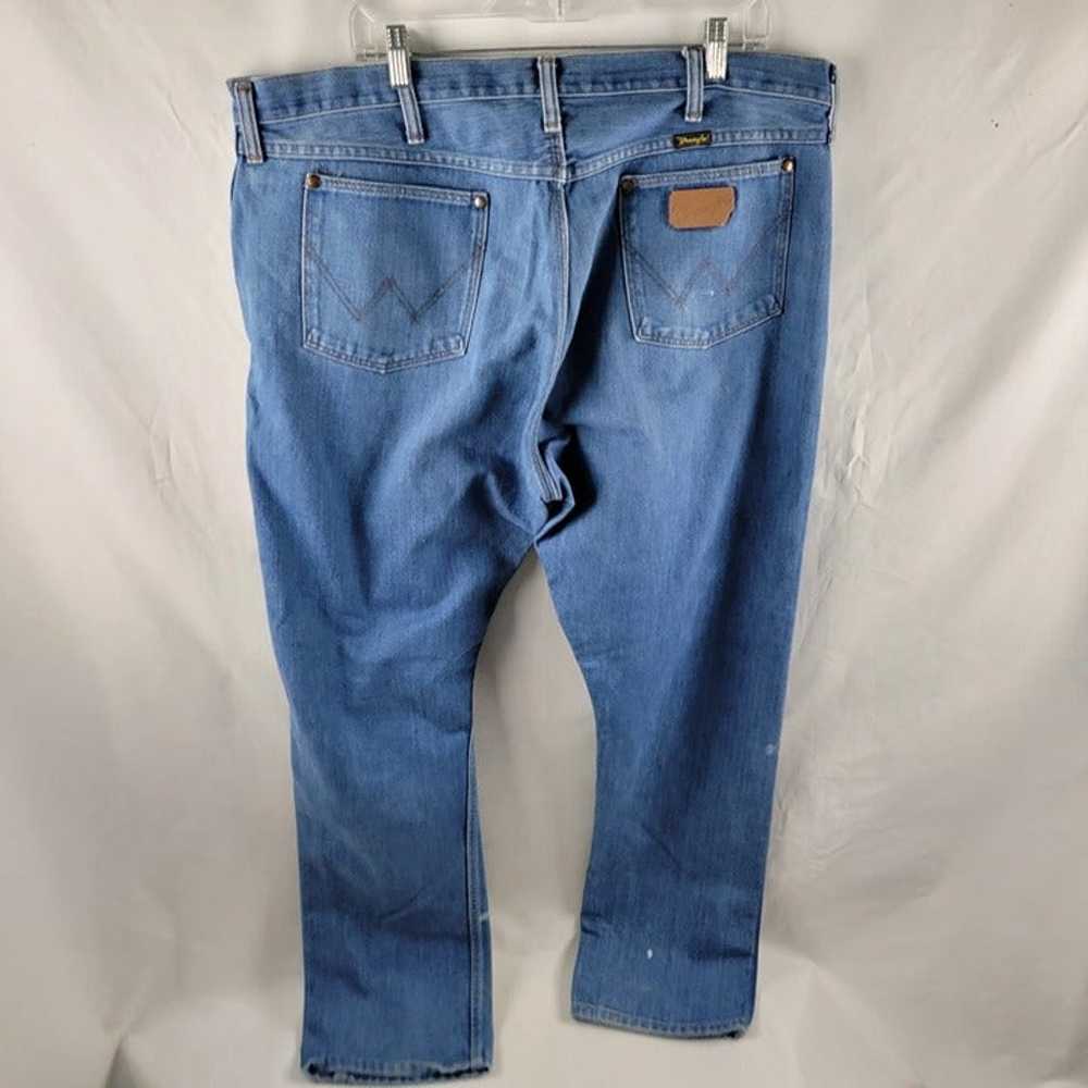 Vintage Wrangler Jeans Mens 42x32 Blue Medium Was… - image 7