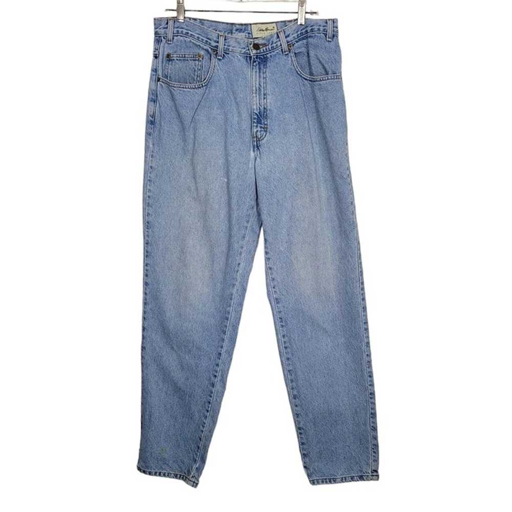 Vintage Eddie Bauer Jeans Men Sz 36L Light Wash C… - image 1