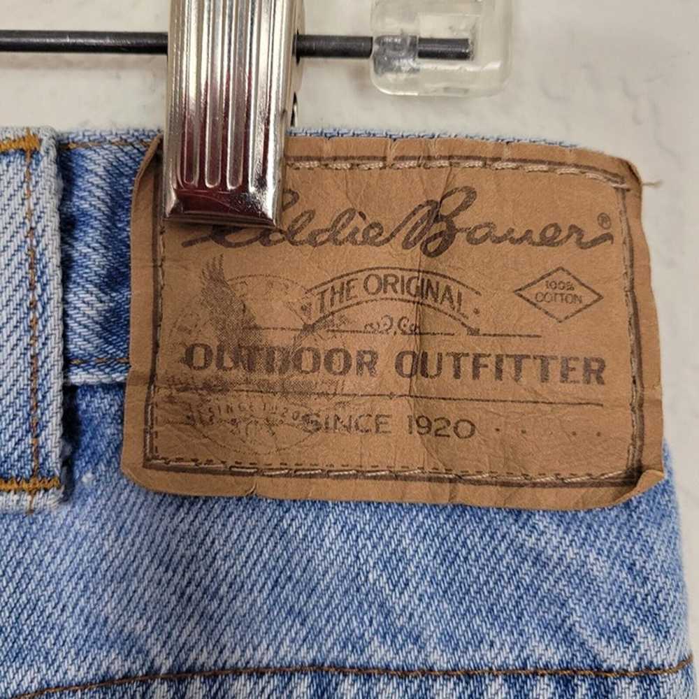Vintage Eddie Bauer Jeans Men Sz 36L Light Wash C… - image 6