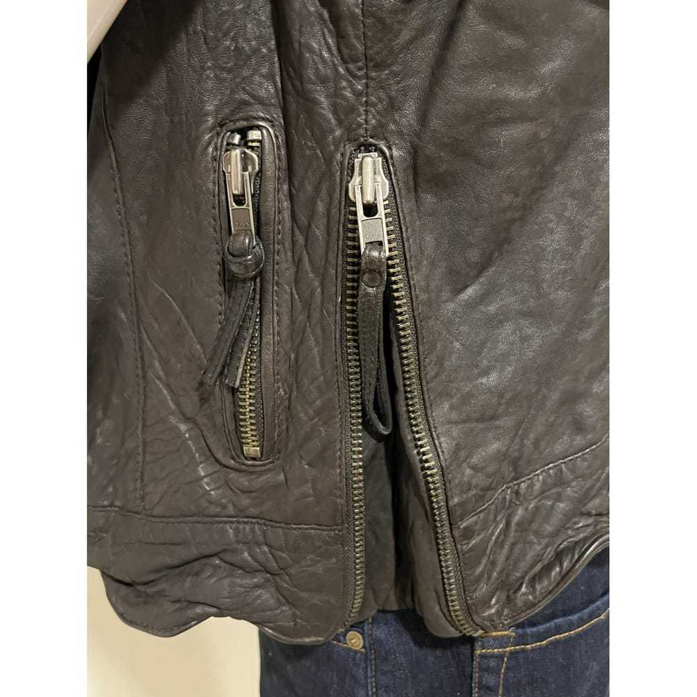 Muubaa Leather biker jacket - image 12