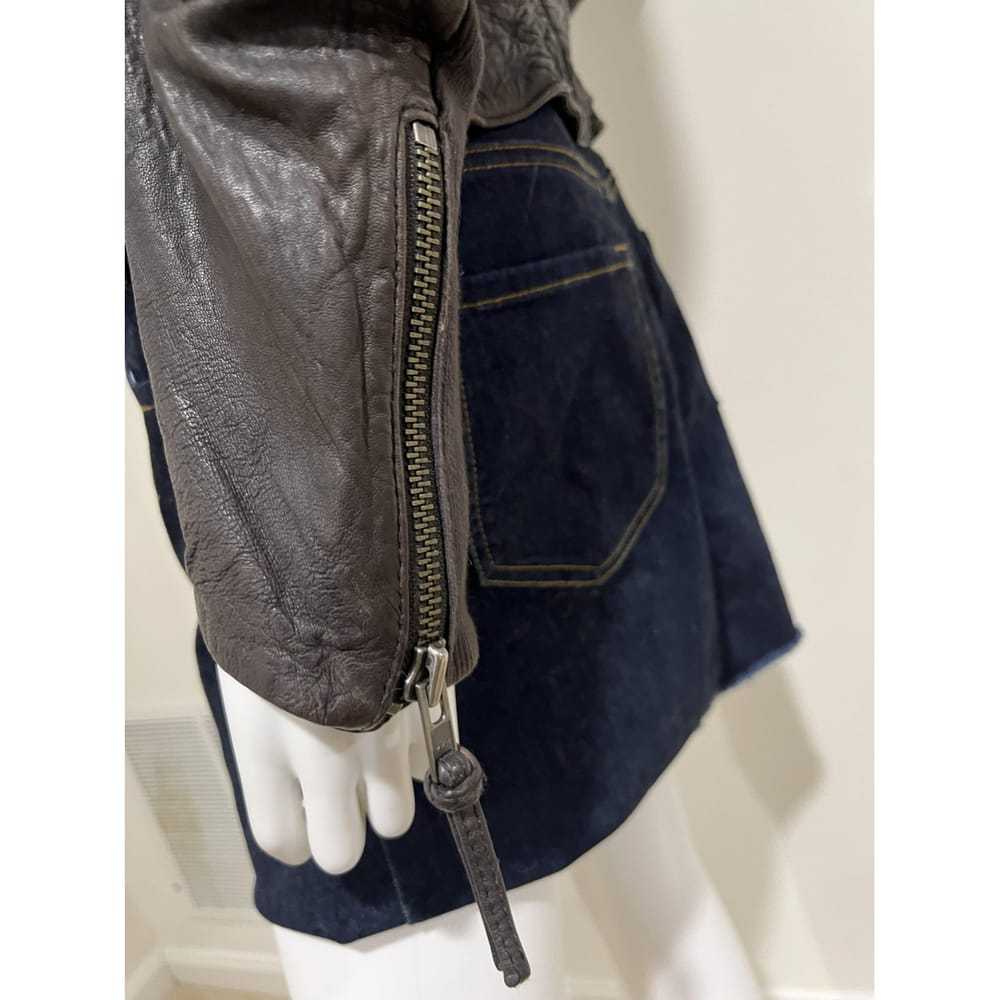 Muubaa Leather biker jacket - image 9