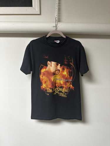 Band Tees × Rock T Shirt × Vintage 2001 Tim McGraw
