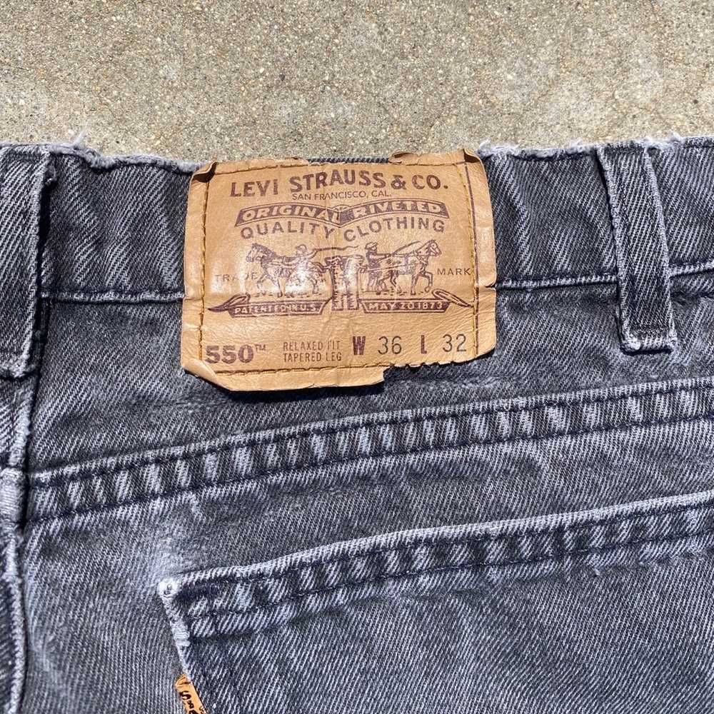 Vintage Levi’s 550 Orange Tab Jeans - image 2