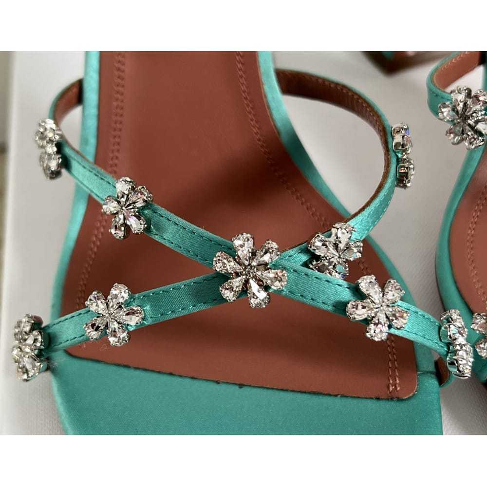 Amina Muaddi Cloth sandal - image 8