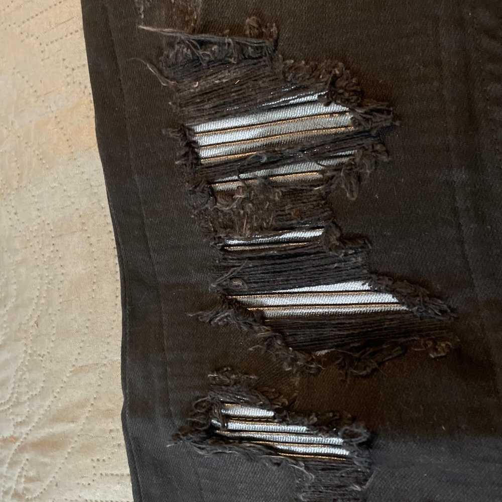 Guess Black Distressed Jeans - image 2