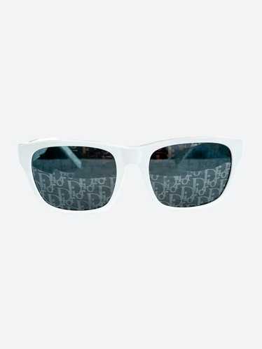 Dior Dior White & Blue Oblique Sunglasses