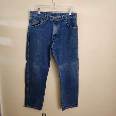 Vintage Wrangler Blue Jeans Size 36x30 - image 1