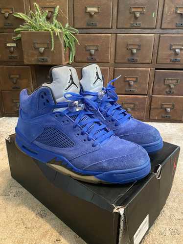 Jordan Brand × Nike Blue suede 5 size11