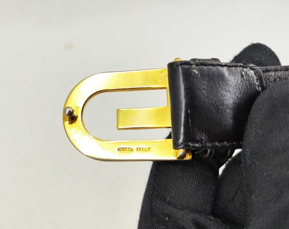 Gucci GUCCI big G logo gold buckle waist 27 - image 3