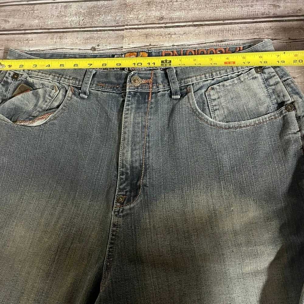 Vintage Akademiks Mens Jeans 38 Denim Wash Emboid… - image 11