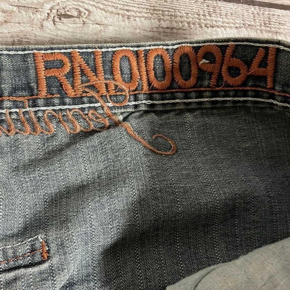 Vintage Akademiks Mens Jeans 38 Denim Wash Emboid… - image 4