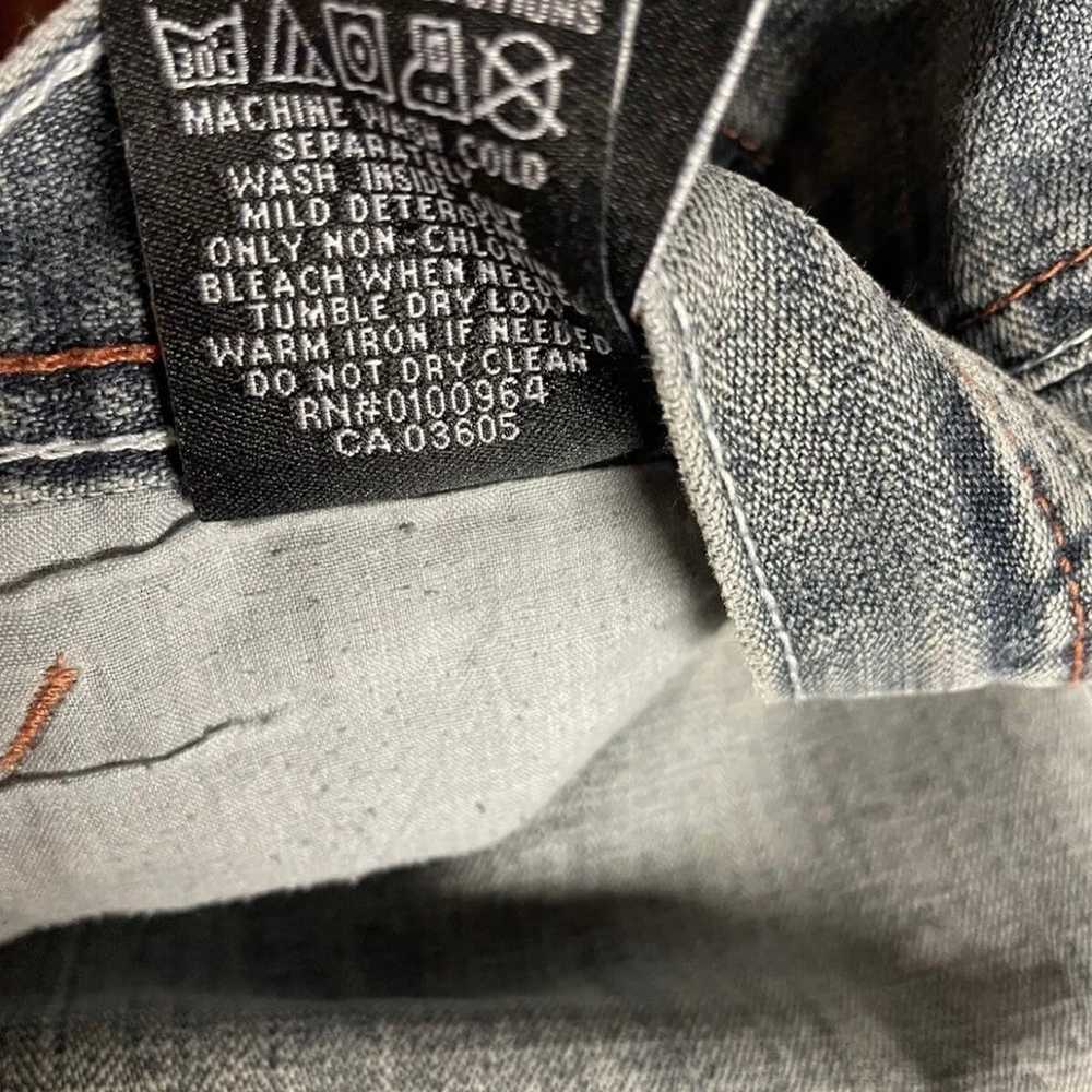 Vintage Akademiks Mens Jeans 38 Denim Wash Emboid… - image 7