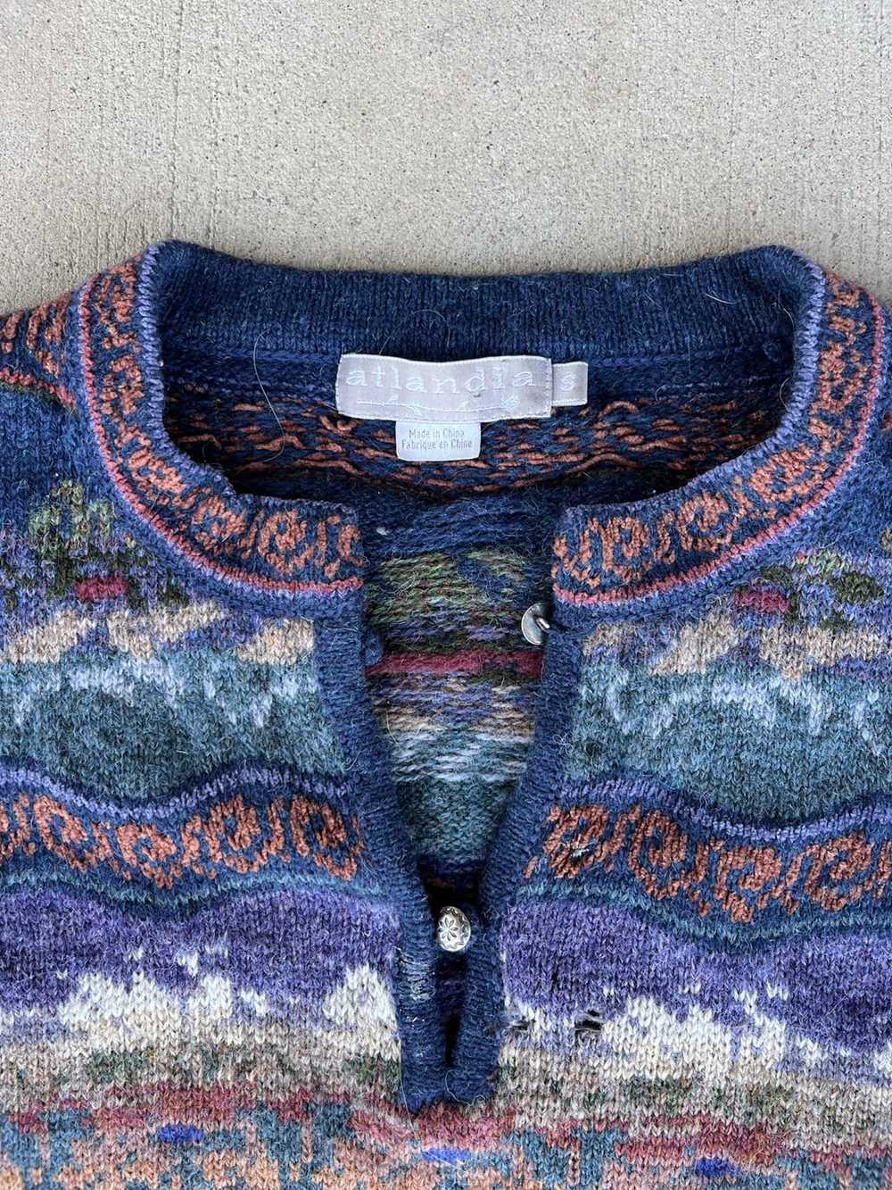 Streetwear × Vintage Vintage Wool Atlandia Sweater - image 4