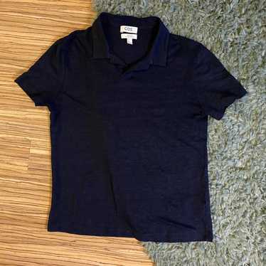 Cos Regular-fit Linen Polo Shirt - image 1