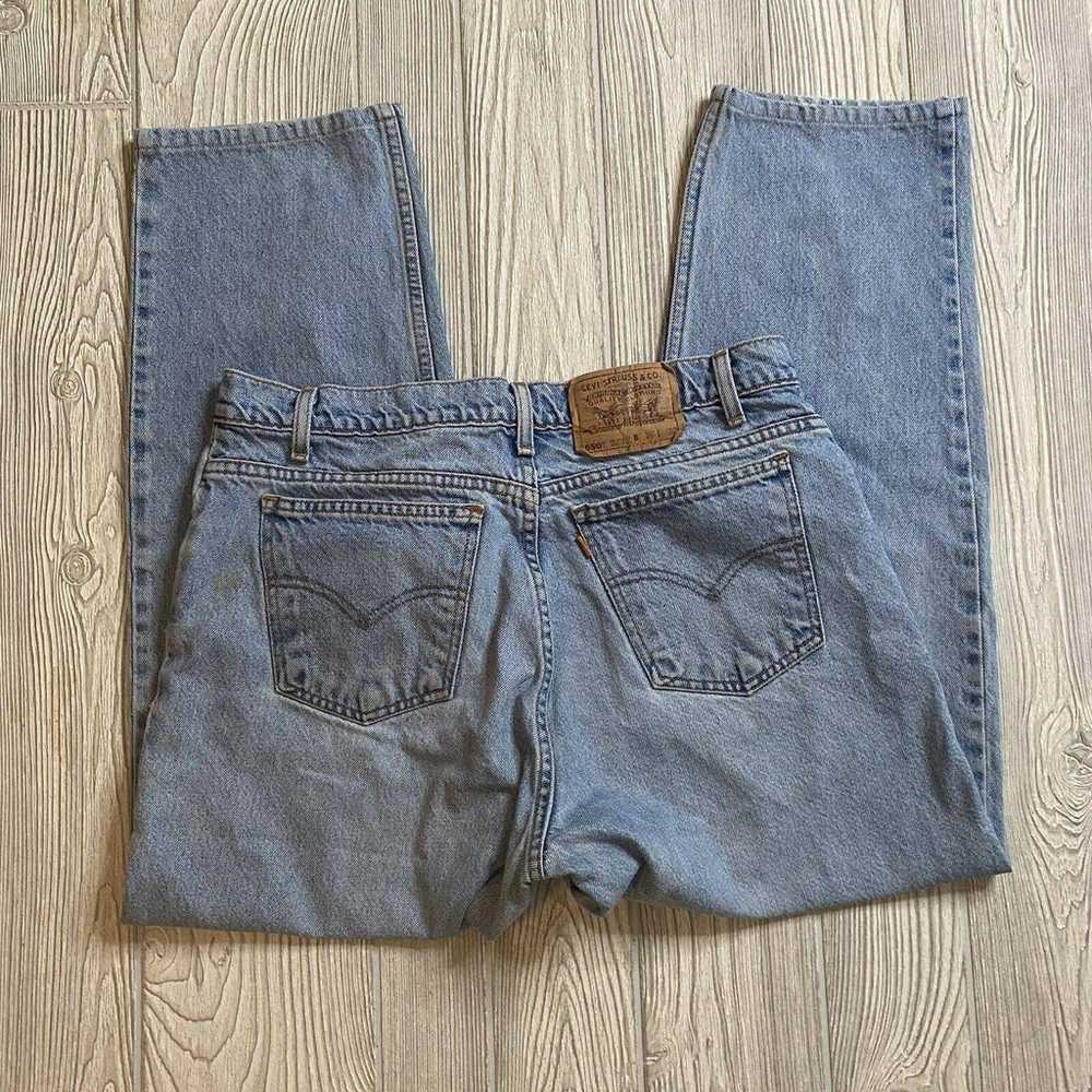 Vintage ‘96 Levis 550 Relaxed Tapered Leg Jeans M… - image 7