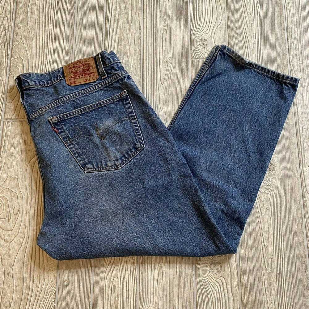 Vintage ‘98 Levis 505 Regular Fit Jeans Mens 44x3… - image 7