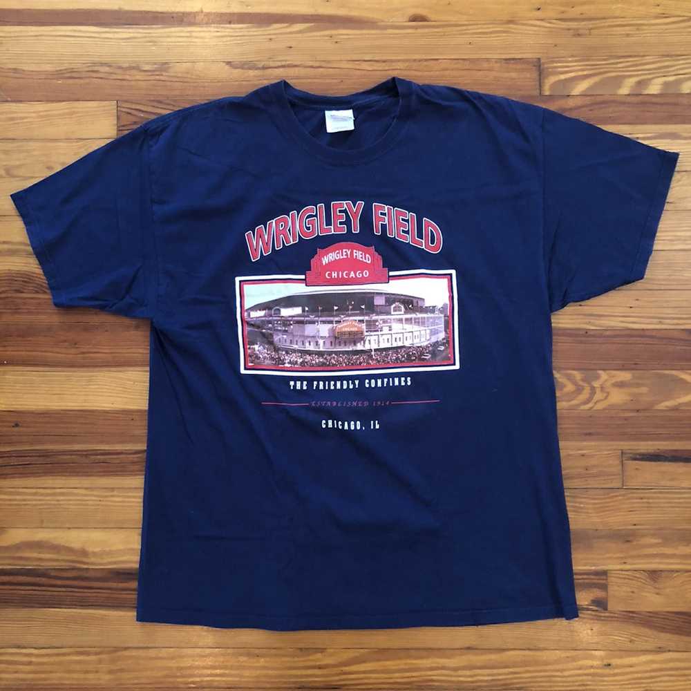 Hanes × MLB × Vintage Vintage Chicago Cubs Wrigle… - image 1