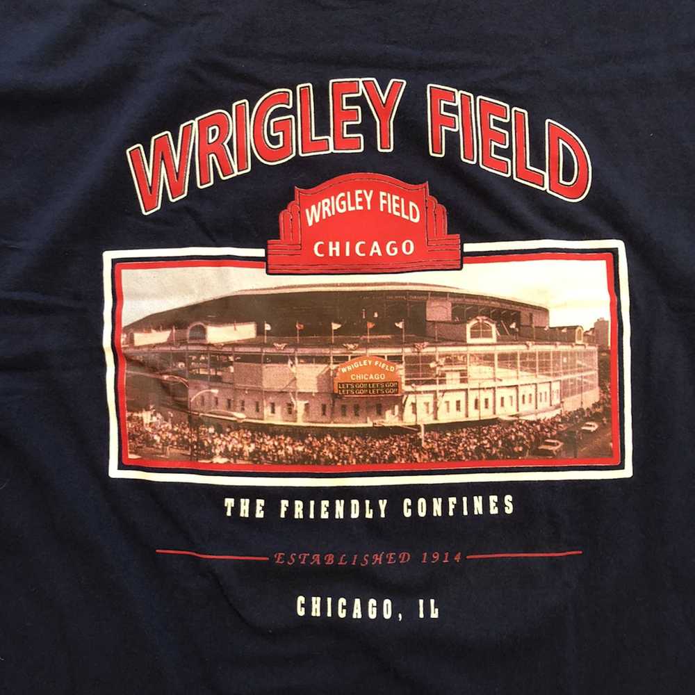 Hanes × MLB × Vintage Vintage Chicago Cubs Wrigle… - image 2