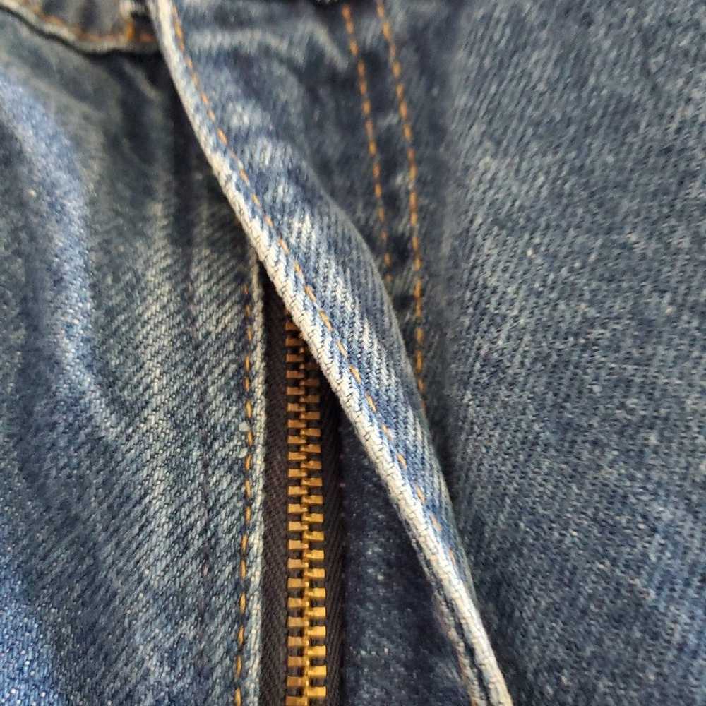 VINTAGE ZIPPER LEVIS 509 JEANS MADE IN USA - image 10
