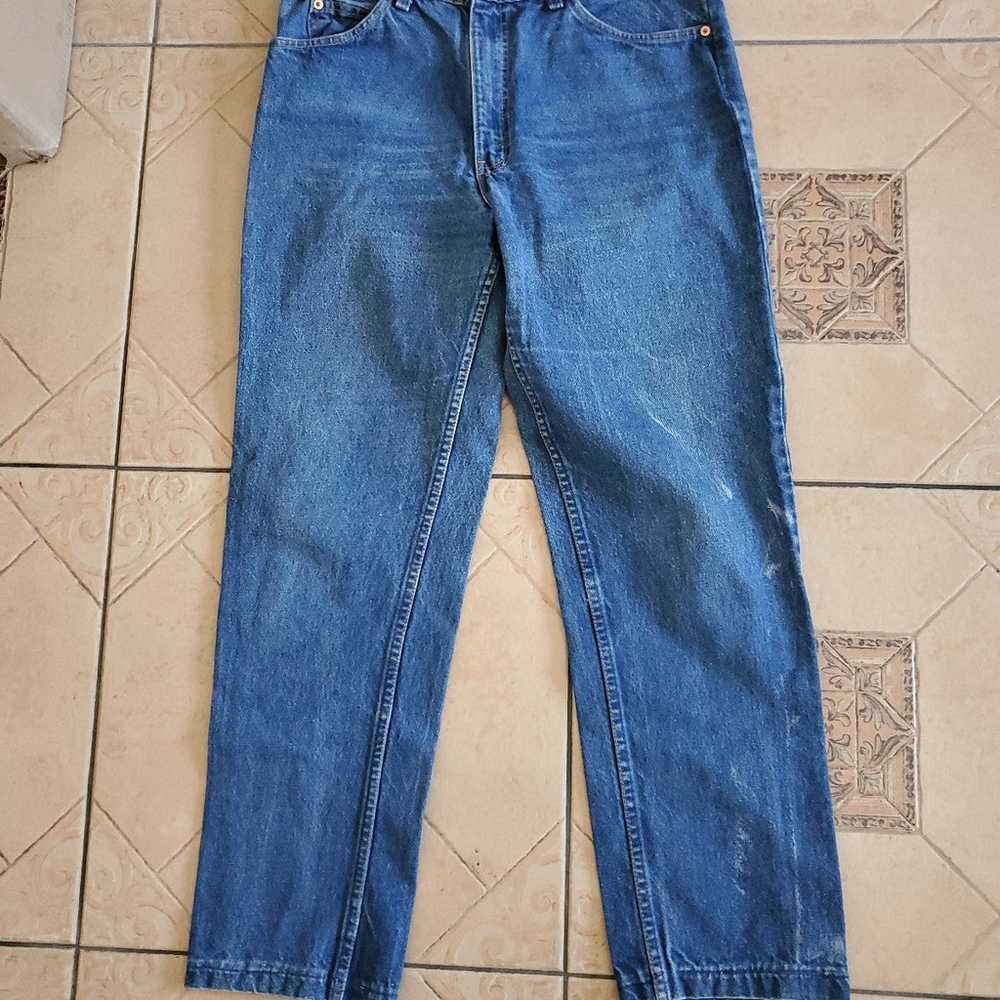 VINTAGE ZIPPER LEVIS 509 JEANS MADE IN USA - image 1