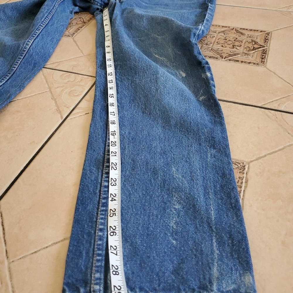 VINTAGE ZIPPER LEVIS 509 JEANS MADE IN USA - image 4
