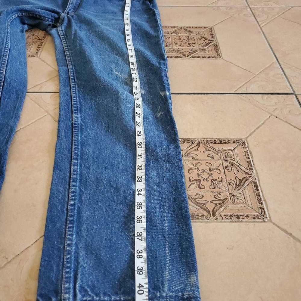 VINTAGE ZIPPER LEVIS 509 JEANS MADE IN USA - image 5