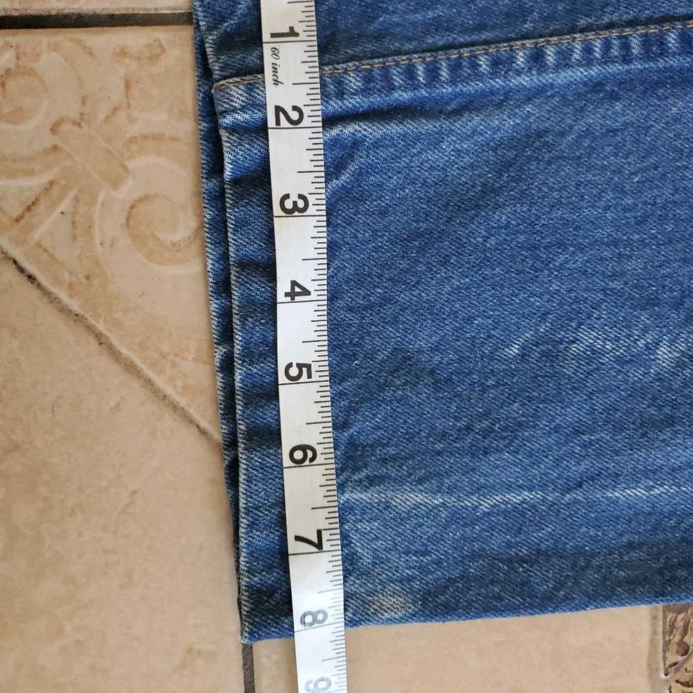 VINTAGE ZIPPER LEVIS 509 JEANS MADE IN USA - image 6