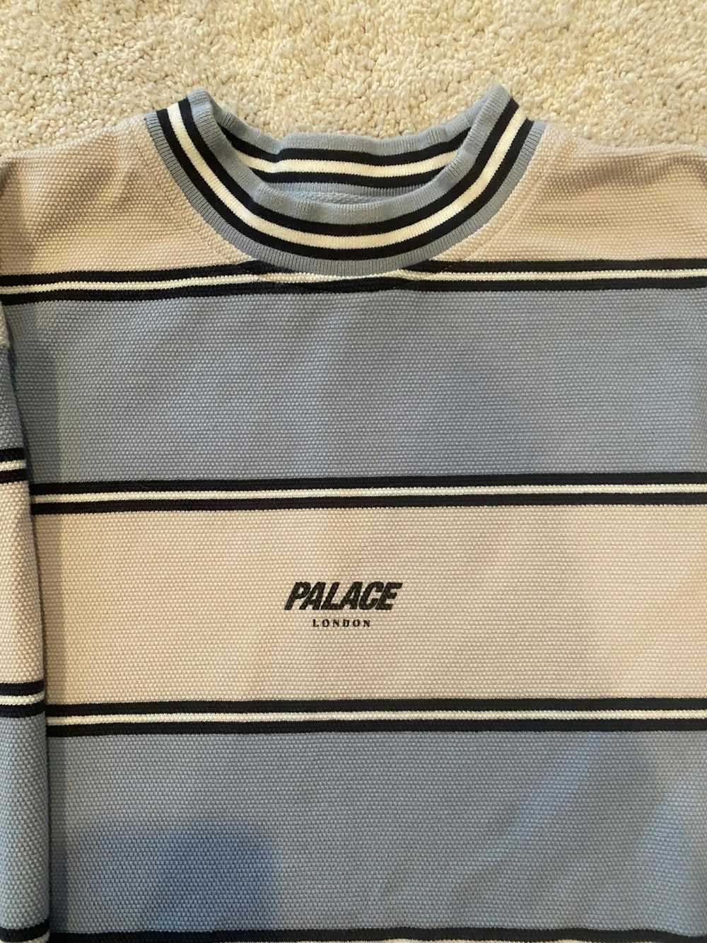 Palace Palace Blue/White Waffle Long Sleeve - image 2