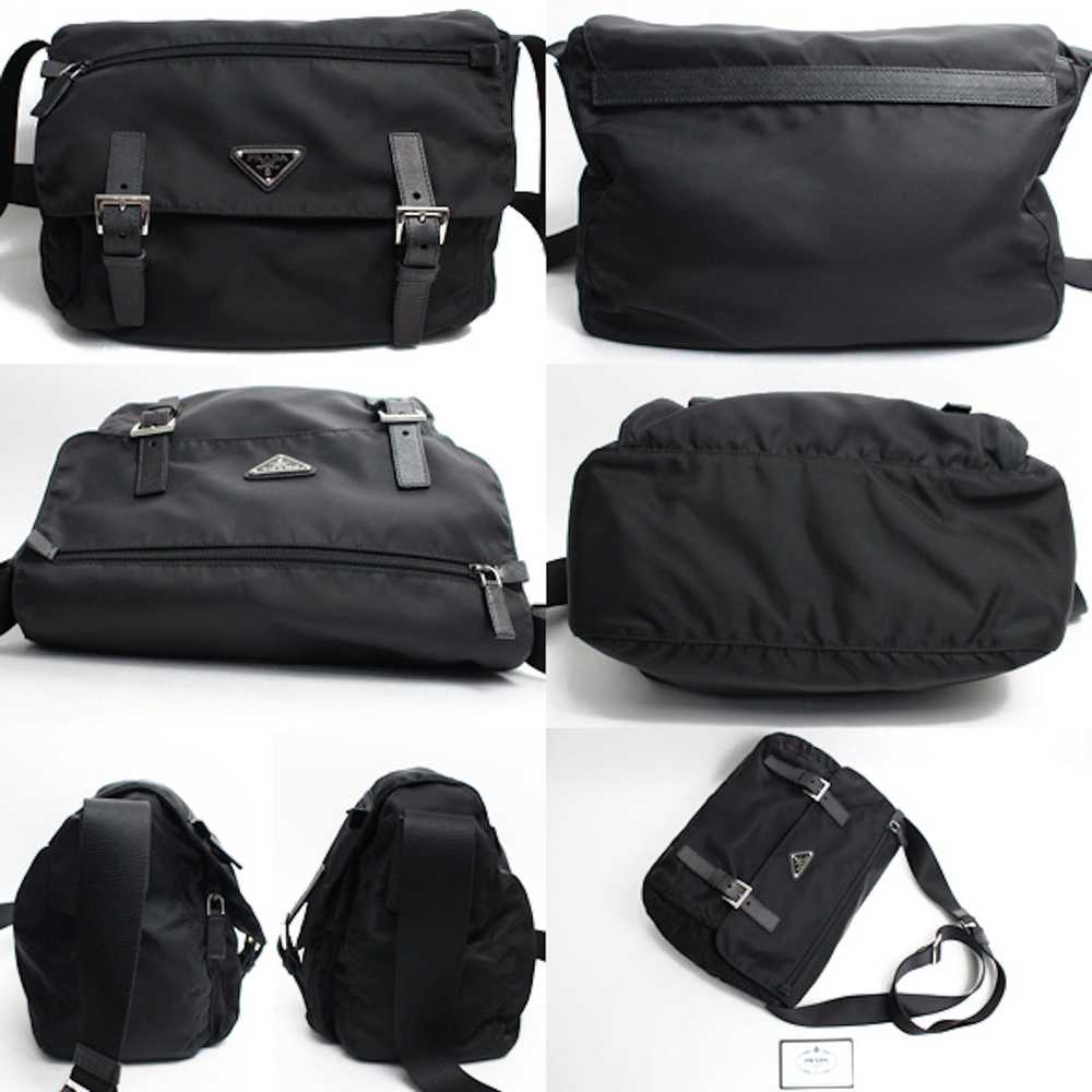 Prada Prada Messenger Shoulder Bag Nylon Black - image 2