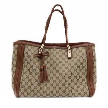 Gucci Gucci Bella Bamboo Tassel Tote Bag Leather B