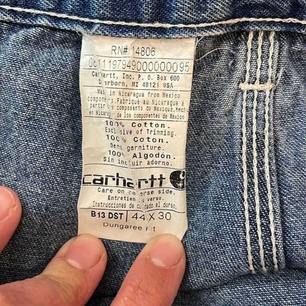 Carhartt Dungaree Fit Carpenter Jeans 44x30 - image 6